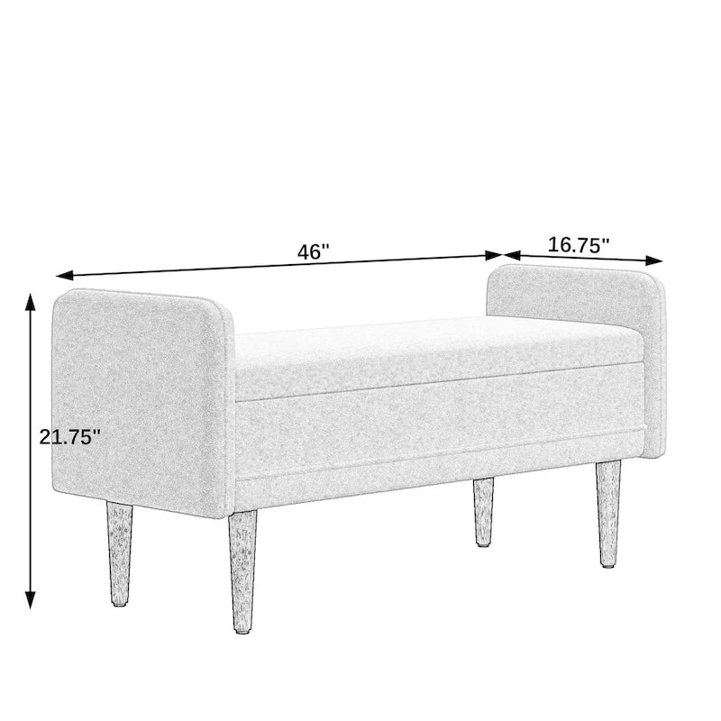 Banco de almacenamiento de terciopelo Teddy beige / negro / verde, 2 plazas