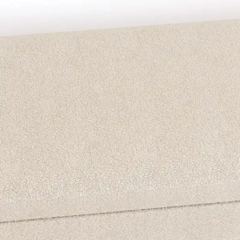 Banco de almacenamiento de terciopelo Teddy beige / negro / verde, 2 plazas