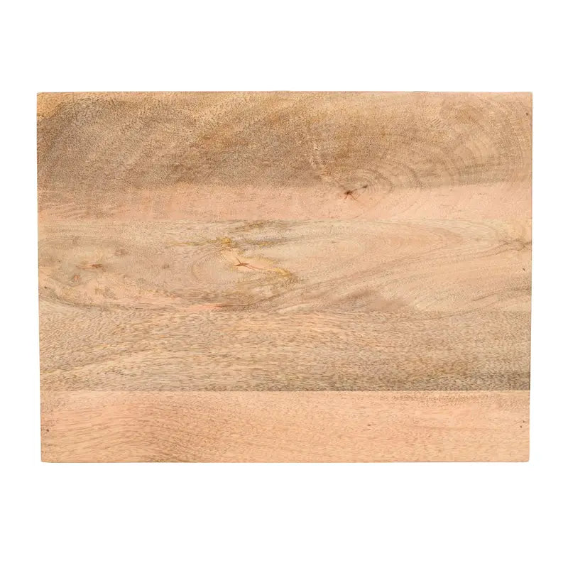 Mesita de Noche de Madera Maciza Natural con Cajón – 1 Persona