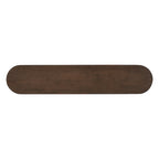 Mesa consola – Negra / Natural / Marrón oscuro, Pata semicilíndrica, Mesa de entrada para 1 persona