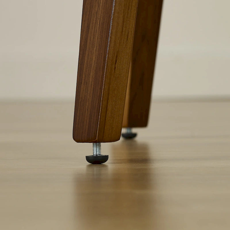 Silla de comedor giratoria de piel sintética negra/marrón, juego de 2
