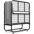 75x31 Rollaway Folding Guest Bed Twin Size with 5 Mattress