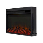 Soporte de TV de chimenea eléctrica de roble oscuro, 72", 1 persona