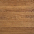 Mesa de centro rectangular moderna de mediados de siglo en gris claro / roble negro / raya negra / marrón natural