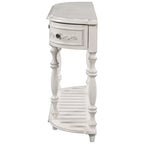 Mesa de consola minimalista azul/negro/blanco/gris, 4 cajones y 1 estante
