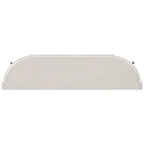 Mesa de consola minimalista azul/negro/blanco/gris, 4 cajones y 1 estante