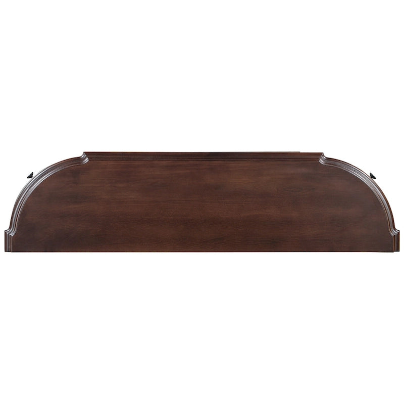 Mesa de consola minimalista azul/negro/blanco/gris, 4 cajones y 1 estante