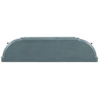 Mesa de consola minimalista azul/negro/blanco/gris, 4 cajones y 1 estante