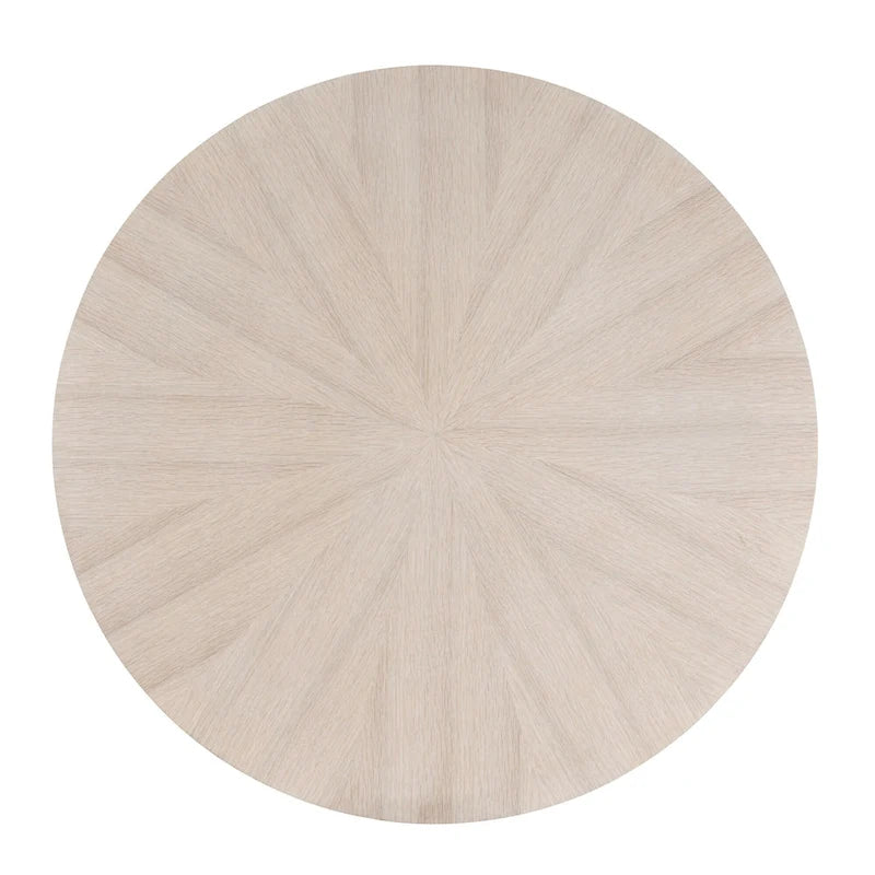 Mesa de comedor redonda de nogal / carbón / roble / tan / negro – 4 asientos