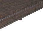 Mesa de comedor de roble marrón oscuro – Redonda/Rectangular, Capacidad para 6-10 personas