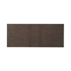 Mesa de comedor de roble marrón oscuro – Redonda/Rectangular, Capacidad para 6-10 personas
