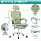 Sillón reclinable negro de respaldo alto con reposapiés, para 1 persona