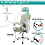 Sillón reclinable negro de respaldo alto con reposapiés, para 1 persona
