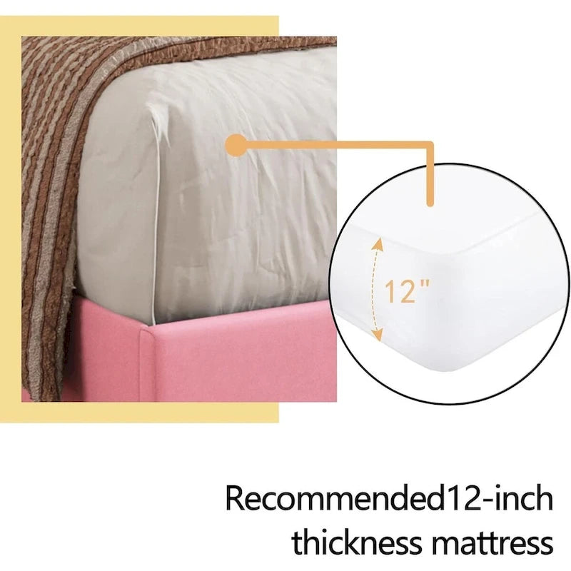 Estructura de cama tipo plataforma con capitoné de terciopelo (Negro/Blanco/Rosa/Beige) – Individual/Matrimonial/Queen/King, requiere 2 personas para el montaje