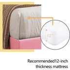 Estructura de cama tipo plataforma con capitoné de terciopelo (Negro/Blanco/Rosa/Beige) – Individual/Matrimonial/Queen/King, requiere 2 personas para el montaje