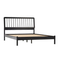 Cama con dosel Black Queen, para 2 personas