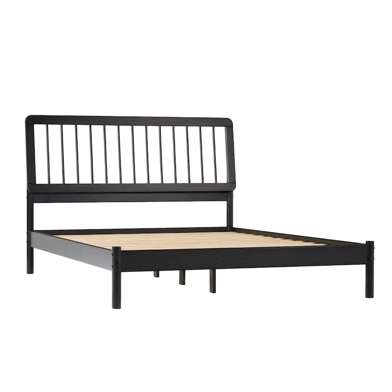 Cama con dosel Black Queen, para 2 personas