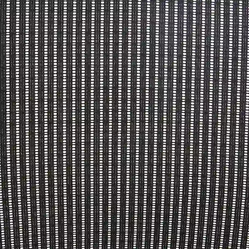 Silla de oficina negra ajustable – Asiento de malla/tela, base de nailon/aluminio, 1 persona